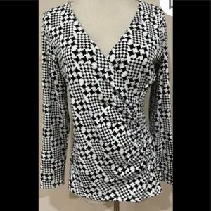 Talbots Faux Wrap Shirt